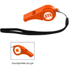 Safety Whistle with Light - 2248_ORN_Padprint