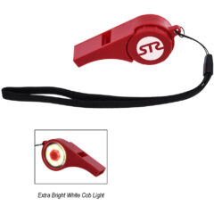 Safety Whistle with Light - 2248_RED_Padprint