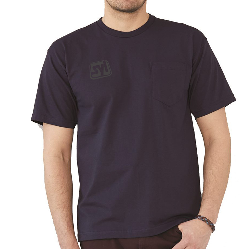 Bayside USA Made Short Sleeve T-Shirt with Pocket - 2641_fl