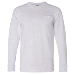 Bayside USA Made Long Sleeve T-Shirt with Pocket - 29989_f_fl