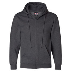 Bayside USA Made Full-Zip Hooded Sweatshirt - 31116_f_fl