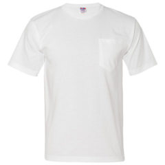 Bayside USA Made Short Sleeve T-Shirt with Pocket - 36720_f_fl