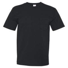 Bayside USA Made Short Sleeve T-Shirt with Pocket - 36721_f_fl