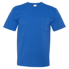 Bayside USA Made Short Sleeve T-Shirt with Pocket - 36724_f_fl