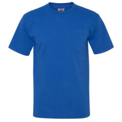 Bayside USA Made Short Sleeve T-Shirt with Pocket - 36734_f_fl