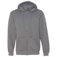 Bayside USA Made Full-Zip Hooded Sweatshirt - 45513_f_fl