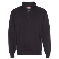 Bayside USA Made Quarter-Zip Pullover Sweatshirt - 45670_f_fl