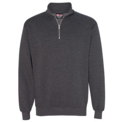 Bayside USA Made Quarter-Zip Pullover Sweatshirt - 45672_f_fl
