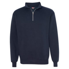 Bayside USA Made Quarter-Zip Pullover Sweatshirt - 45674_f_fl
