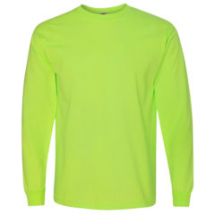 Bayside USA Made 100% Cotton Long Sleeve T-Shirt - 45684_f_fl