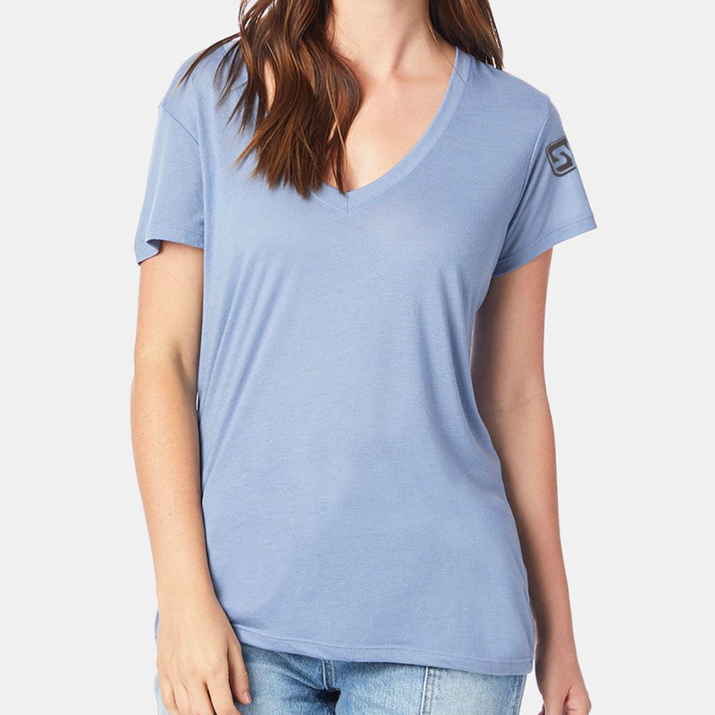Alternative Women’s Slinky Jersey V-Neck T-Shirt - 4688_fl