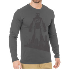 Bayside Unisex Fine Jersey Long Sleeve Crewneck T-Shirt