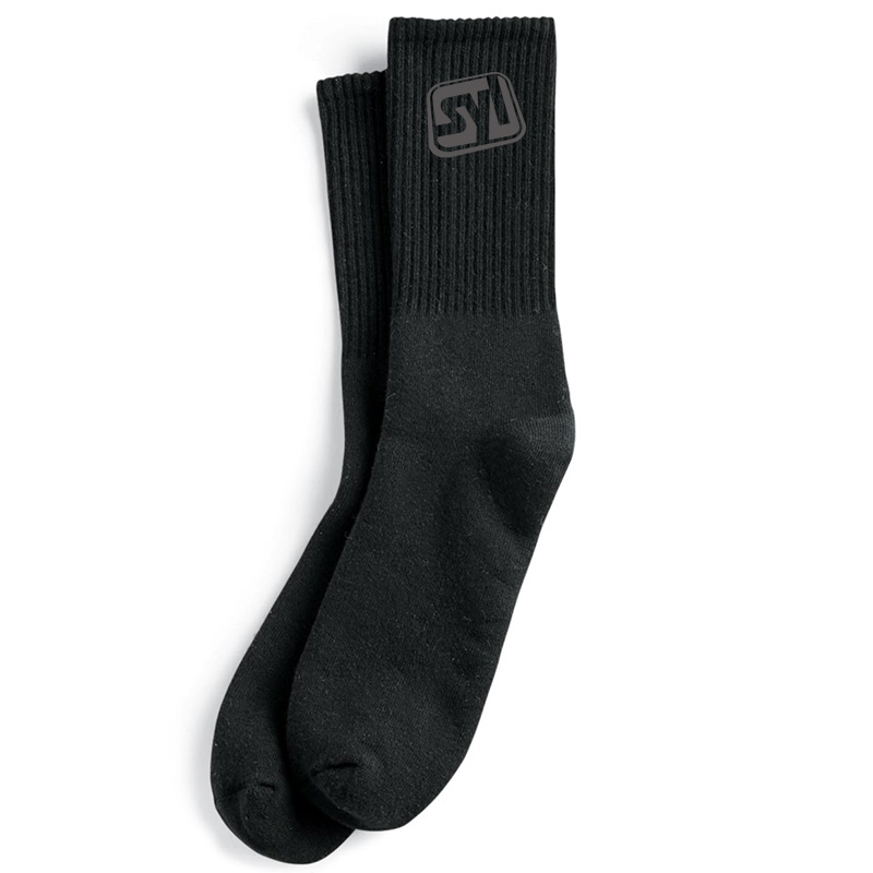 Socco Solid Crew Socks – Made in the USA - 8083_fl