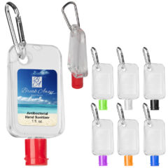 Hand Sanitizer with Carabiner – 1 oz - 90033_group