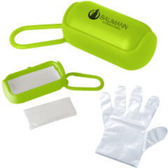 Disposable Gloves in Carrying Case - 90046_CLRLIM_Silkscreen