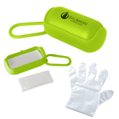Disposable Gloves in Carrying Case - 90046_CLRLIM_Silkscreen