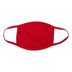 Bayside USA Made 100% Cotton Face Mask - 93701_f_fl