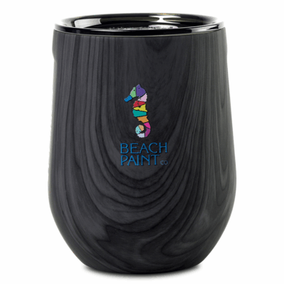 CORKCICLE Stemless Wine Cup 8211 12 Oz 8211 Burnt Wood