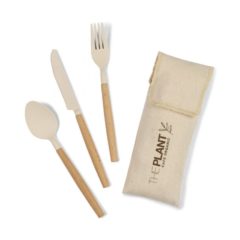 Gaia Bamboo Fiber Cutlery Set - h_100262-106