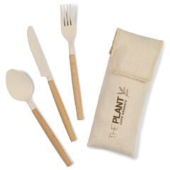 Gaia Bamboo Fiber Cutlery Set - renditionDownload