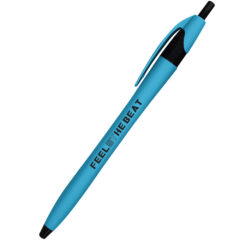 Ellie Rubberized Dart Pen - 10111_BLL_Silkscreen