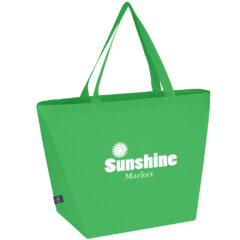 Eco-Friendly Non-Woven Budget Tote Bag with 100% rPET Material - 30000_GRK_Silkscreen