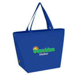 Eco-Friendly Non-Woven Budget Tote Bag with 100% rPET Material - 30000_ROY_Colorbrite