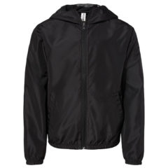 Independent Trading Co. Youth Lightweight Windbreaker Full-Zip Jacket - 77180_f_fl