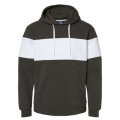 J. America Varsity Fleece Colorblocked Hooded Sweatshirt - 89636_f_fl