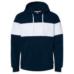 J. America Varsity Fleece Colorblocked Hooded Sweatshirt - 89637_f_fl