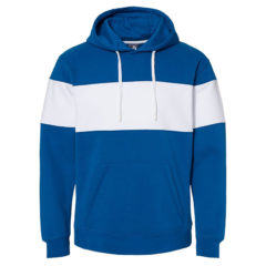 J. America Varsity Fleece Colorblocked Hooded Sweatshirt - 89640_f_fl