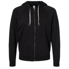 Independent Trading Co. Icon Unisex Lightweight Loopback Terry Full-Zip Hooded Sweatshirt - 89742_f_fl