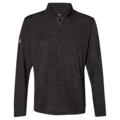 Adidas Lightweight Mélange Quarter-Zip Pullover - black