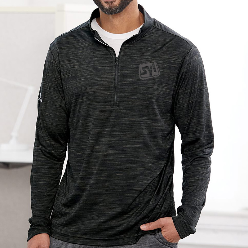 Adidas Lightweight Mélange Quarter-Zip Pullover - main