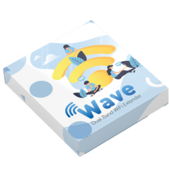 Wave Dual-Band WiFi Extender - waveretailbox