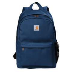 Carhartt® Canvas Backpack - 10983-Navy-1-CT89241804NavyFlatFront-1200W