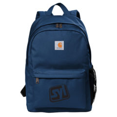 Carhartt® Canvas Backpack - 10983-Navy-1-CT89241804NavyFlatFront-1200W