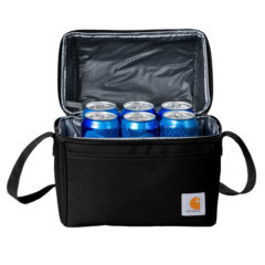 Carhartt® Lunch Cooler – 6 cans - 10989-Black-2-CT89251601BlackFlatFrontProp-1200W
