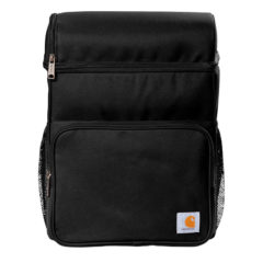 Carhartt® Backpack Cooler – 20 cans - 10992-Black-1-CT89132109BlackFlatFront-1200W