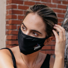 Handy Band 3-Layer Cotton Blend Face Mask - HandyBand3LayerCottonBlendFaceMaskin use as mask