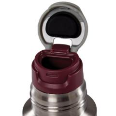 Igloo® Vacuum Insulated Flask – 20 oz - IglooVacuumInsulatedFlask20lockbackflapperinnerlid