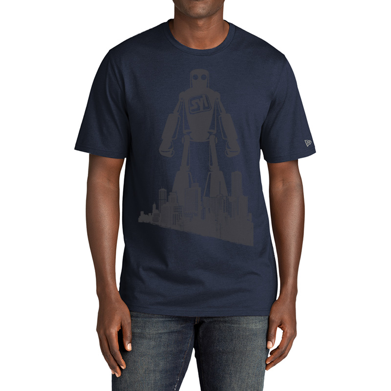 New Era® Tri-Blend Tee - logo