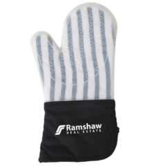 Frosted Silicone Oven Mitt - siliconemittblack