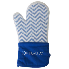 Frosted Silicone Oven Mitt - siliconemittblue