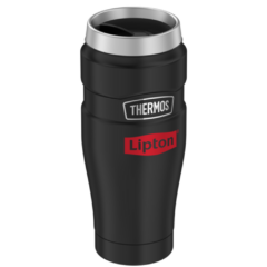 Thermos® Stainless King™ Stainless Steel Travel Tumbler – 16 oz - thermoskingblackpadprint