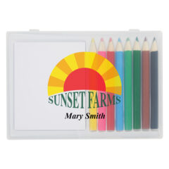 Colored Pencil Art Set in Case – 8 Piece - 461_MULTI_Personalization_Digibrite