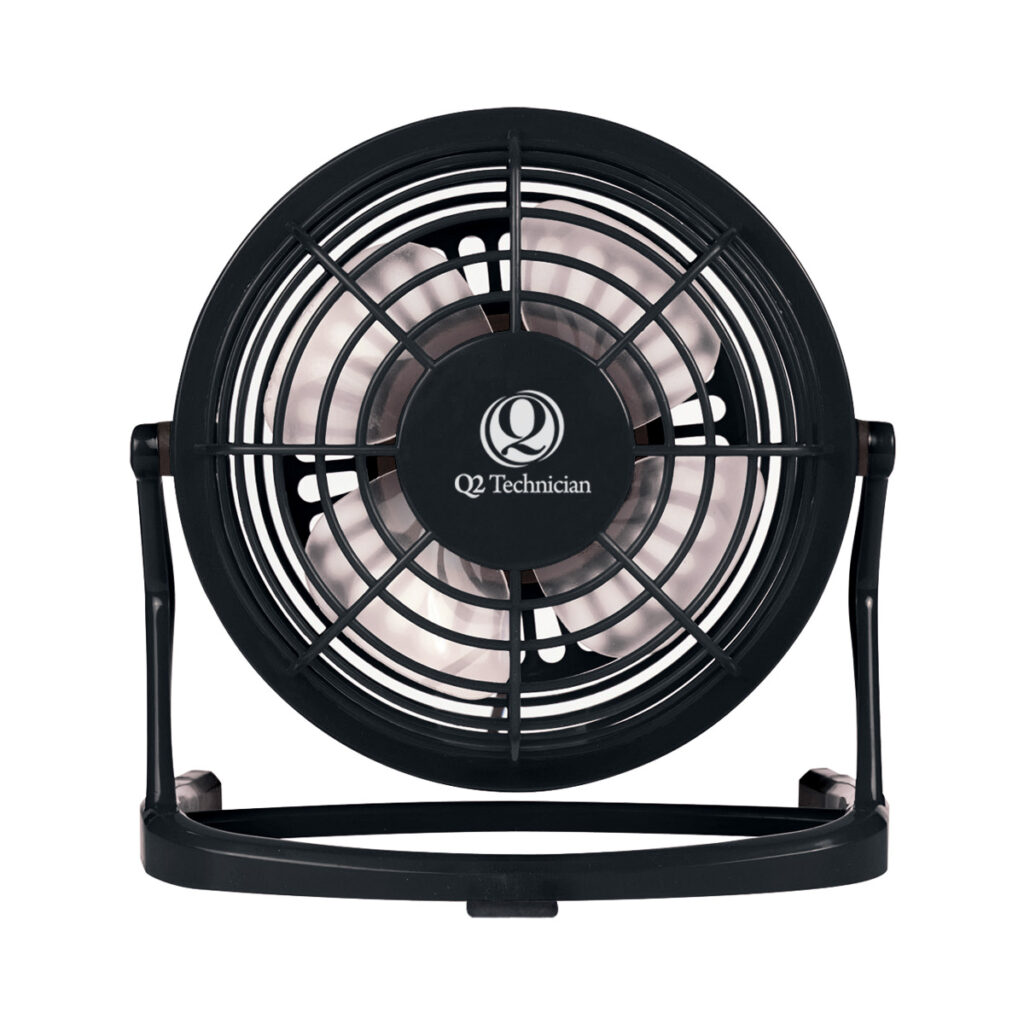 USB Plug-In Fan - 83_BLK_Padprint