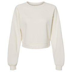 BELLA + CANVAS Women’s Raglan Pullover Fleece - 89247_f_fl