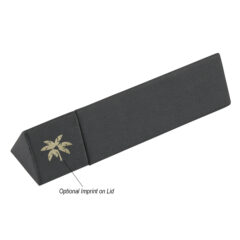 Elite Executive Pen in Case - 931_BLKSIL_Box_Optional_Lid_Laser