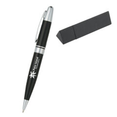 Elite Executive Pen in Case - 931_BLKSIL_Padprint